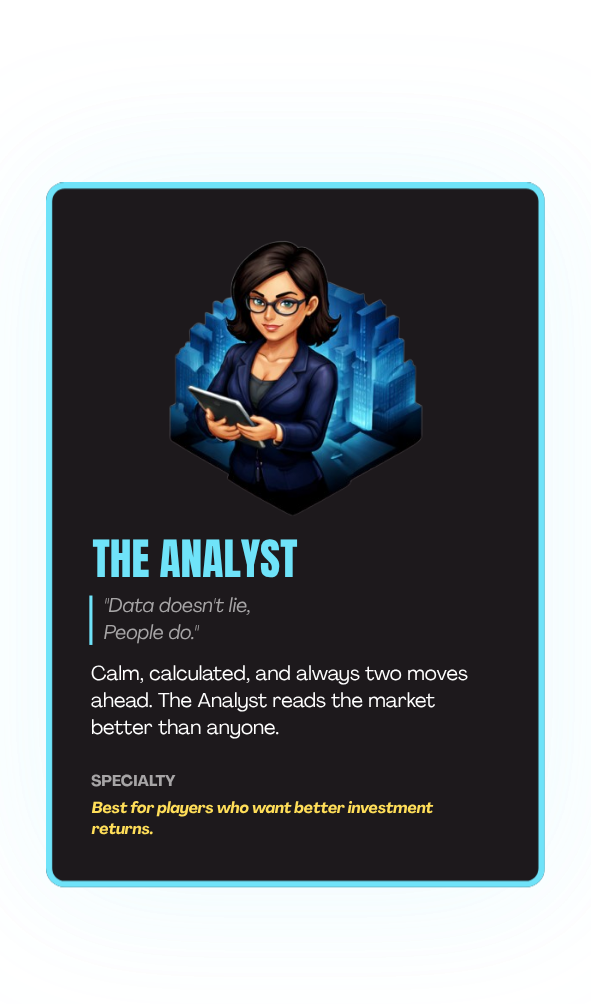 The Analyst card