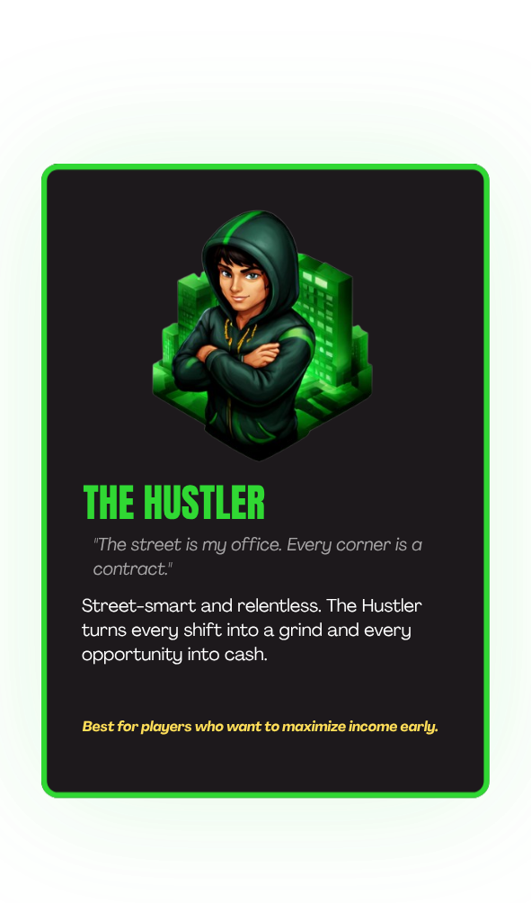 The Hustler card