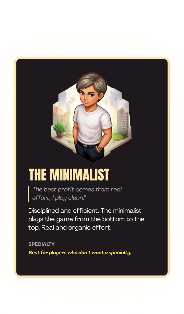 The Minimalist card